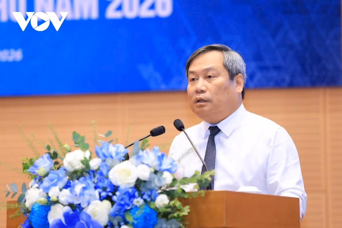 Chủ tịch UBND thành phố Hà Nội Vũ Đại Thắng phát biểu kết luận Hội nghị.