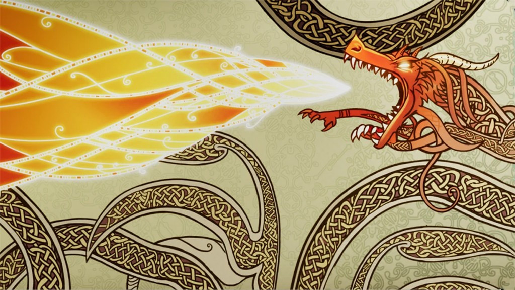 Bộ sưu tập gồm tai nghe, bàn phím, chuột, pad chuột và ghế gaming mang họa tiết rồng vàng đặc trưng.