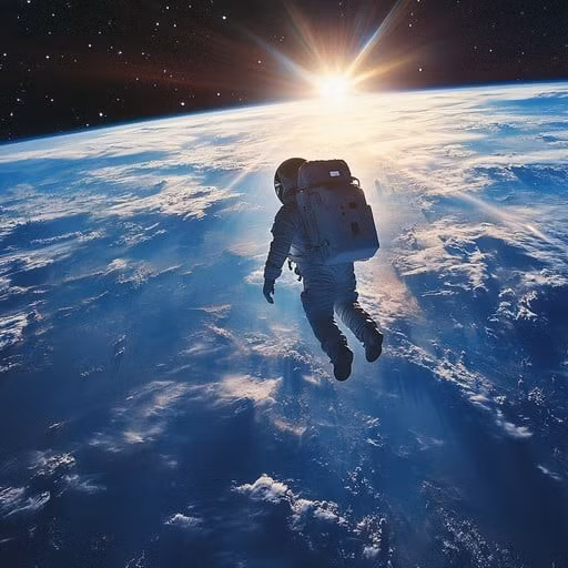 Có lẽ chính vì bị lay động quá mức bởi vẻ đẹp lẫn nỗi sợ hãi đó, họ chọn cách im lặng, mang theo bí mật không gian khi trở lại Trái đất.(Ảnh: StockCake)