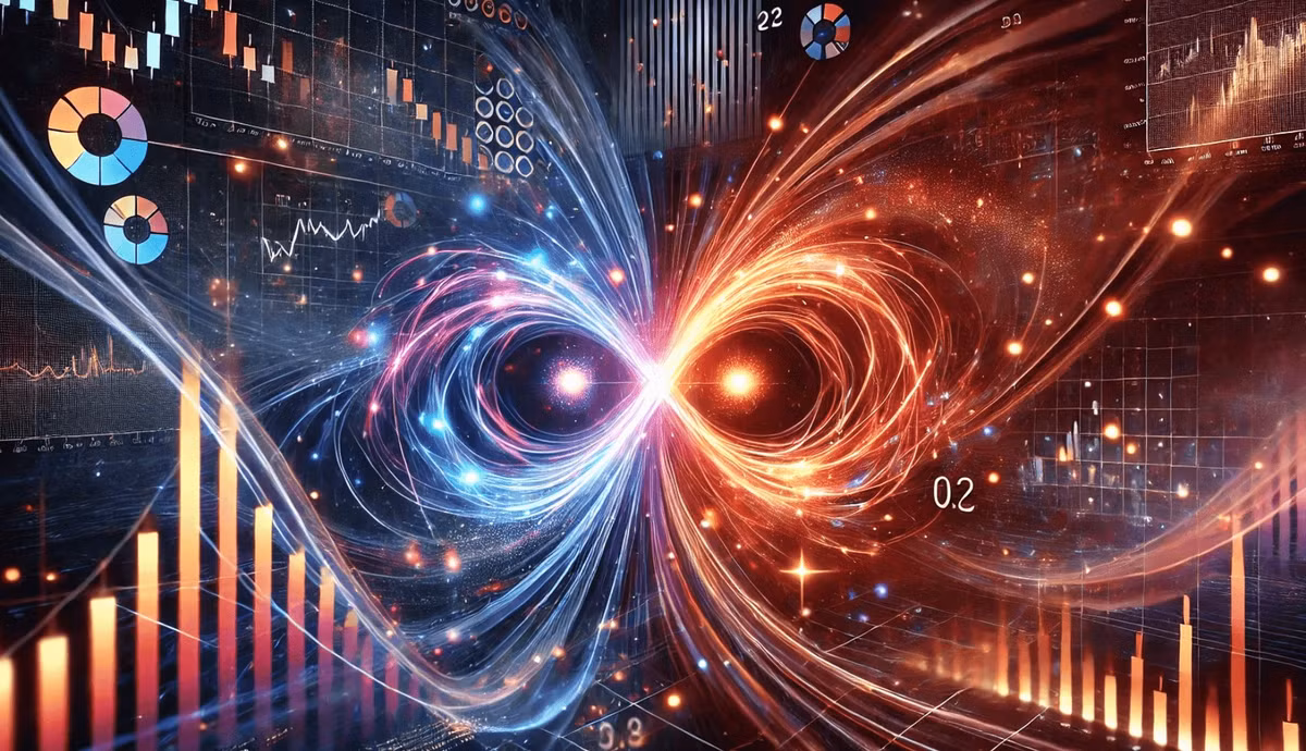 Hiện tượng này được gọi là vướng víu lượng tử, mang tính tức thời và không cần truyền dẫn qua không gian.