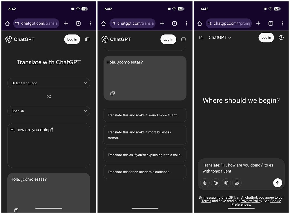 Điều này khiến công cụ của OpenAI tạm thời lép vế hơn Google Translate về mặt tính năng đa nền tảng và hỗ trợ định dạng.