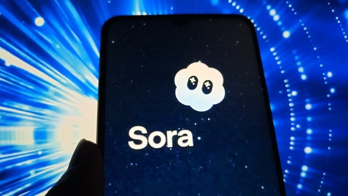 Sora 2, nền tảng video AI mới của OpenAI gây sốt toàn cầu nhờ khả năng tạo video, âm thanh và hiệu ứng vật lý cực kỳ chân thực. Ứng dụng cho phép người dùng đăng tải gương mặt, giọng nói để chèn vào video, giống TikTok phiên bản AI. (Ảnh: CNBC)