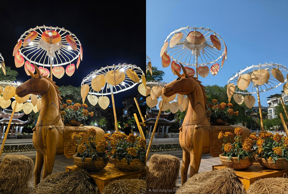 Tính năng có thể biến cảnh đêm thành ngày, thêm vật thể hoặc chỉnh ánh sáng.