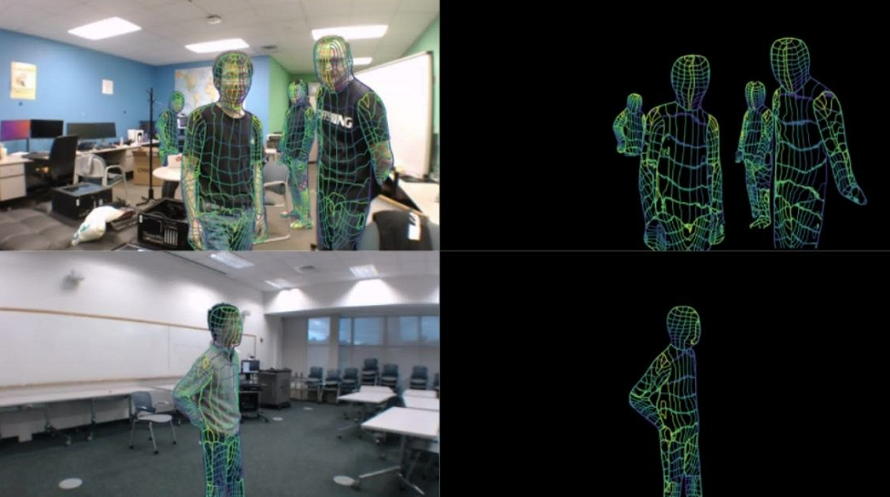 Công nghệ này phân tích tín hiệu Wi-Fi bị nhiễu bởi chuyển động cơ thể người.