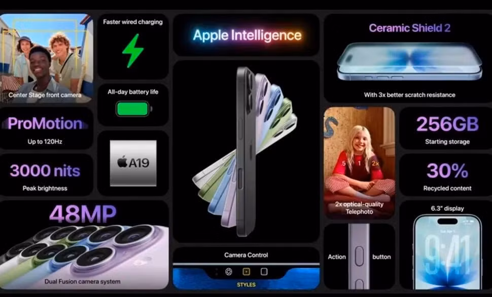 Điểm nổi bật nhất là màn hình ProMotion 120Hz, thứ mà người dùng mong chờ từ lâu. Công nghệ này cho phép hiển thị mượt mà, hỗ trợ Always-On Display và tiết kiệm pin hiệu quả.