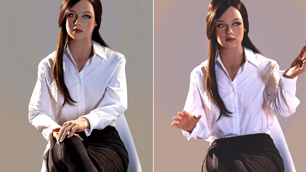 Robot này thuộc dòng M-Series với 39 bậc tự do ở phần thân trên, cho phép thực hiện các cử chỉ phức tạp như quay đầu, chuyển động tay và biểu cảm khuôn mặt một cách tự nhiên.