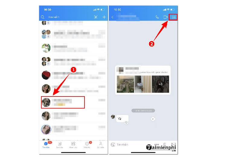 Trên Zalo, người dùng cần bật thủ công cho từng cuộc trò chuyện bằng cách vào phần menu, chọn “Mã hóa đầu cuối” và kích hoạt. (Ảnh: Taimienphi.vn)
