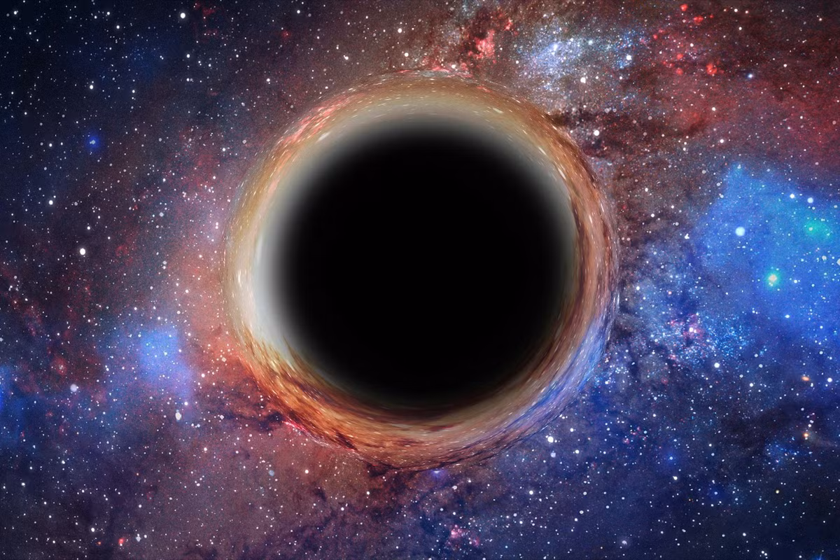 Ngay cả các hố đen siêu lớn cũng không tồn tại mãi, với tuổi thọ tối đa có thể đạt tới 10⁹⁶ năm.(Ảnh: Scientific American)