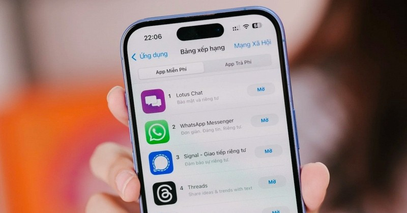 Việc Lotus Chat leo hạng cho thấy xu hướng người dùng đang quay về lựa chọn các ứng dụng chat làm tốt vai trò cốt lõi và bảo vệ dữ liệu cá nhân.