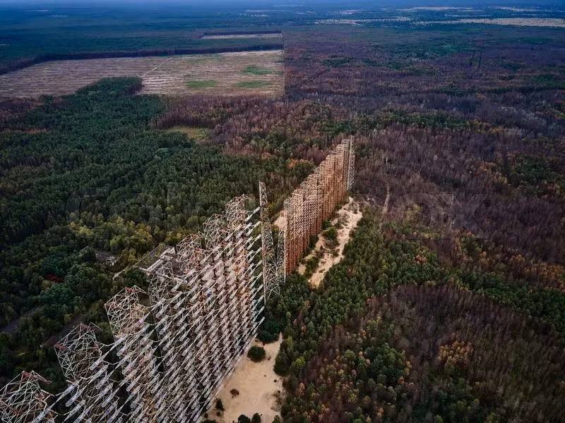 Sau thảm họa Chernobyl năm 1986, Duga bị bỏ hoang và chìm vào quên lãng, bị cô lập suốt nhiều thập kỷ trong vùng cấm. (Ảnh: Colourbox)