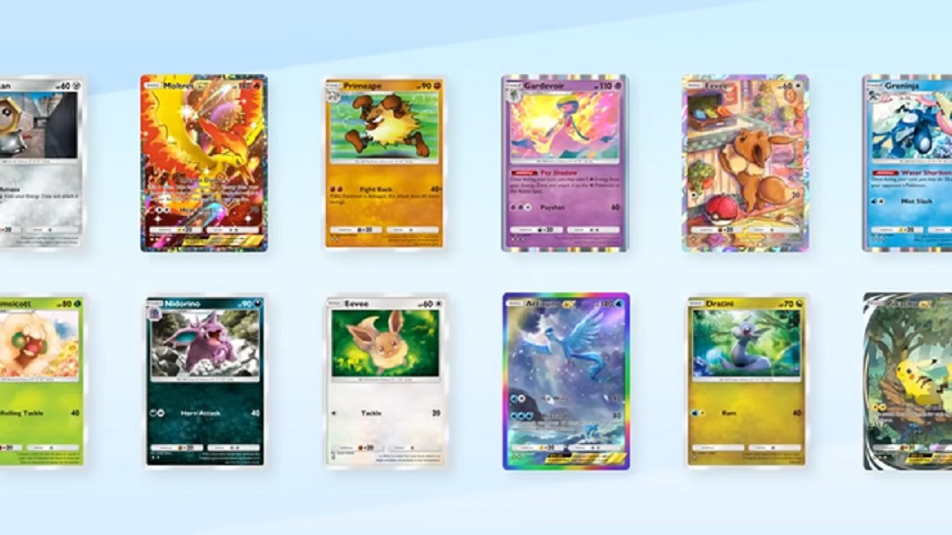 Pokémon TCG Pocket gây ấn tượng với phong cách đồ họa bắt mắt, giữ trọn tinh thần thẻ bài Pokémon truyền thống nhưng tối ưu cho di động.