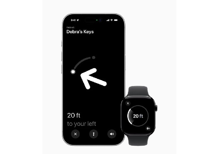 AirTag mới khai thác sức mạnh mạng lưới Tìm với hàng trăm triệu thiết bị Apple toàn cầu.