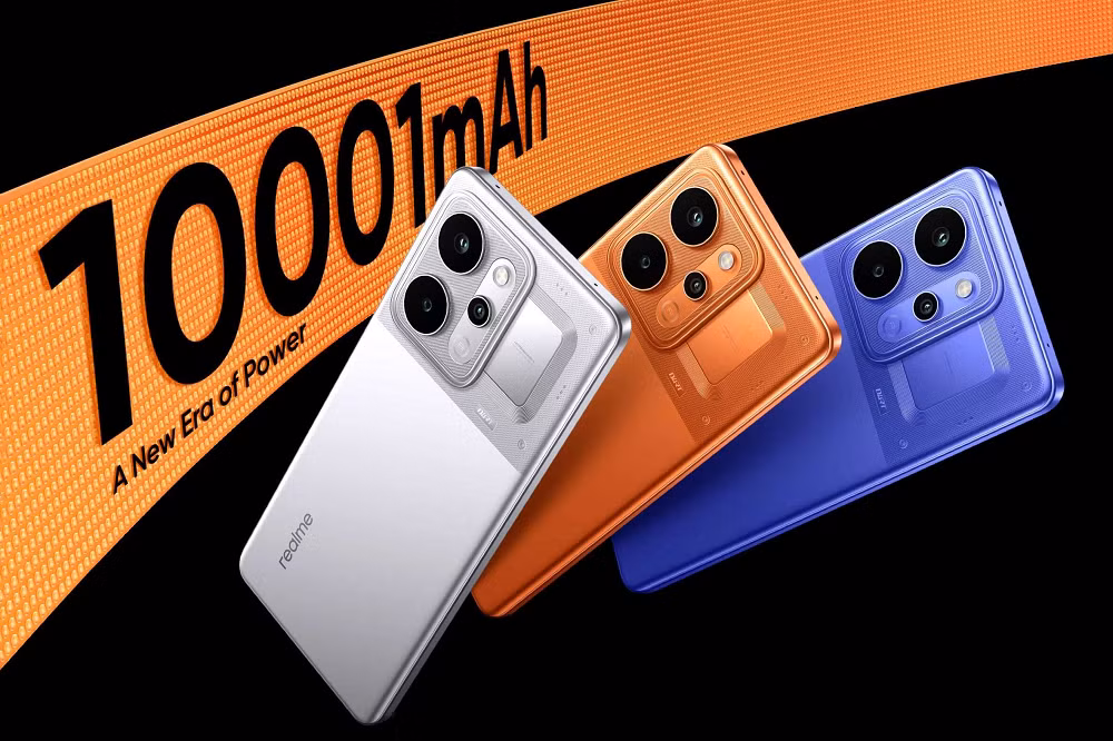 Realme P4 Power gây chú ý với viên pin 10.001 mAh, cho hơn 25 giờ dùng hỗn hợp và tới 60 giờ gọi điện.