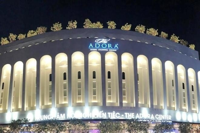 Trung tâm hội nghị, yến tiệc The Adora Center. Ảnh: An Huy.