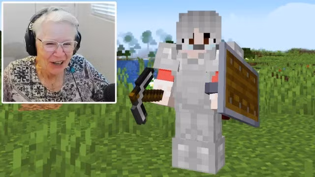 Giữa vô số livestream giải trí, câu chuyện cụ bà 81 tuổi chơi Minecraft gây xúc động mạnh.