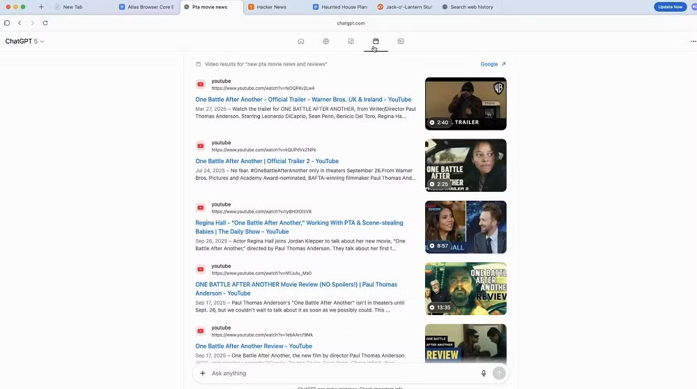 Người dùng có thể chọn đoạn văn bản, nhấp vào nút “Ask ChatGPT” để chỉnh sửa email, tóm tắt bài viết hoặc phân tích mã lập trình.