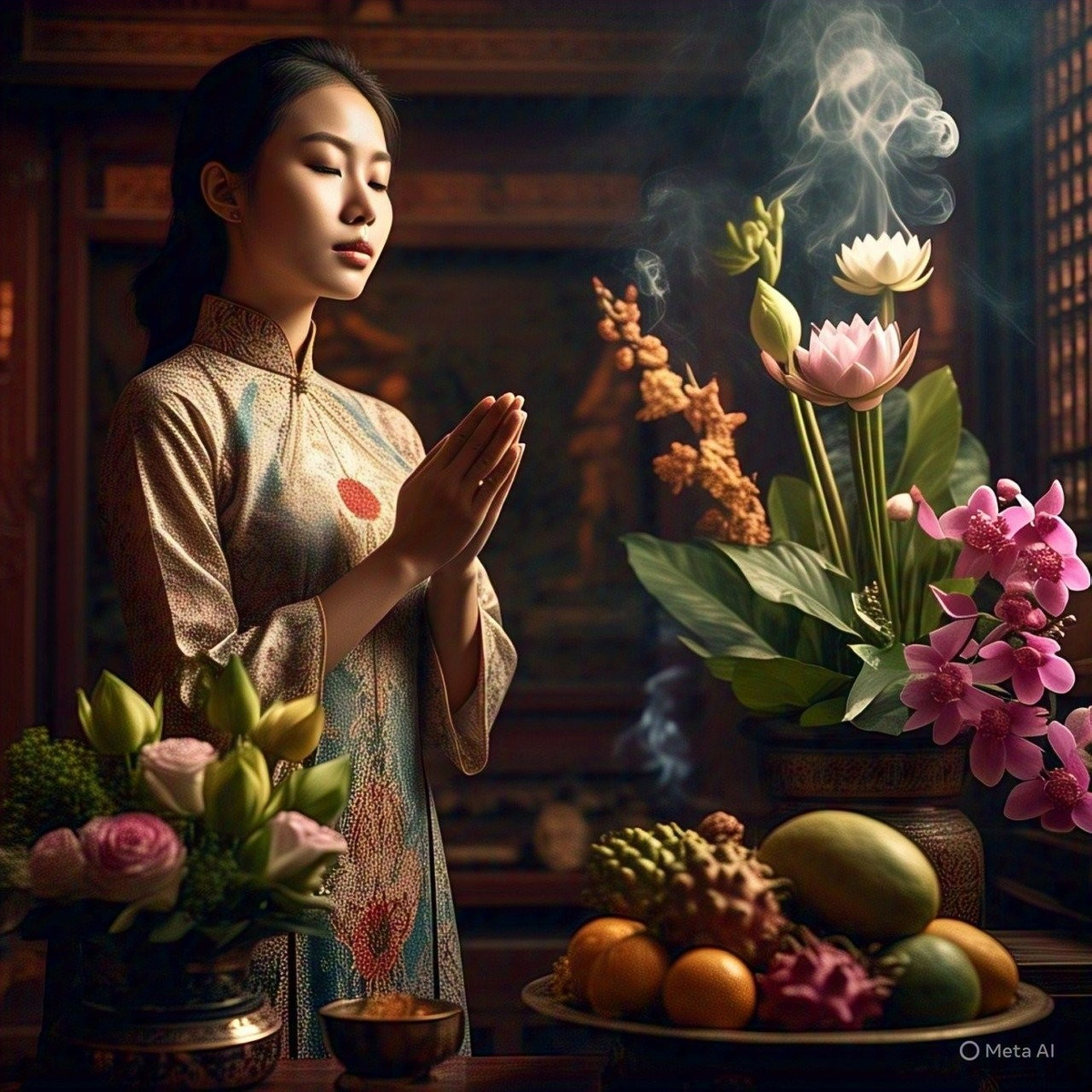 Lưu ý khi thanh tẩy ban thờ đón may mắn, rước cát lành vào Rằm tháng 6 nhuận Âm lịch 2025