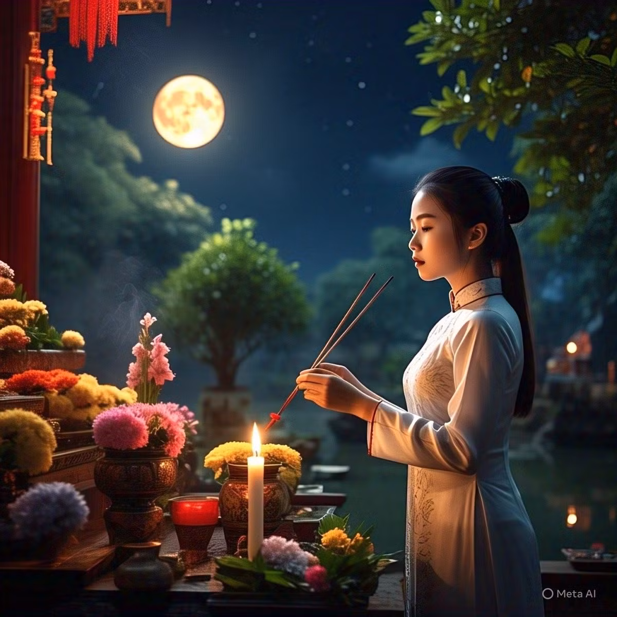 Lưu ý khi thanh tẩy ban thờ đón may mắn, rước cát lành vào Rằm tháng 6 nhuận Âm lịch 2025 .Ảnh minh họa