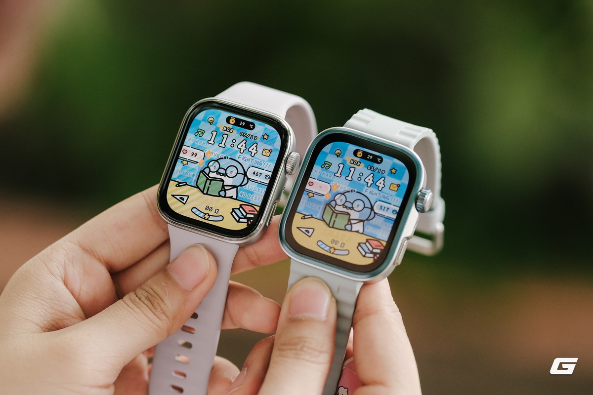 Thiết kế trẻ trung, mặt đồng hồ thay đổi dễ dàng giúp bạn phối đồ đẹp từ resort đến rừng núi.(Ảnh: genk)