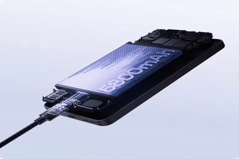 Pin dung lượng 5.800mAh kèm sạc nhanh 45W hứa hẹn thời lượng dùng ấn tượng.