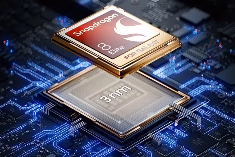 Máy vẫn dùng chip Snapdragon 8 Elite for Galaxy, mang đến hiệu suất cao và khả năng xử lý AI mượt mà.(Ảnh: Viettablet)