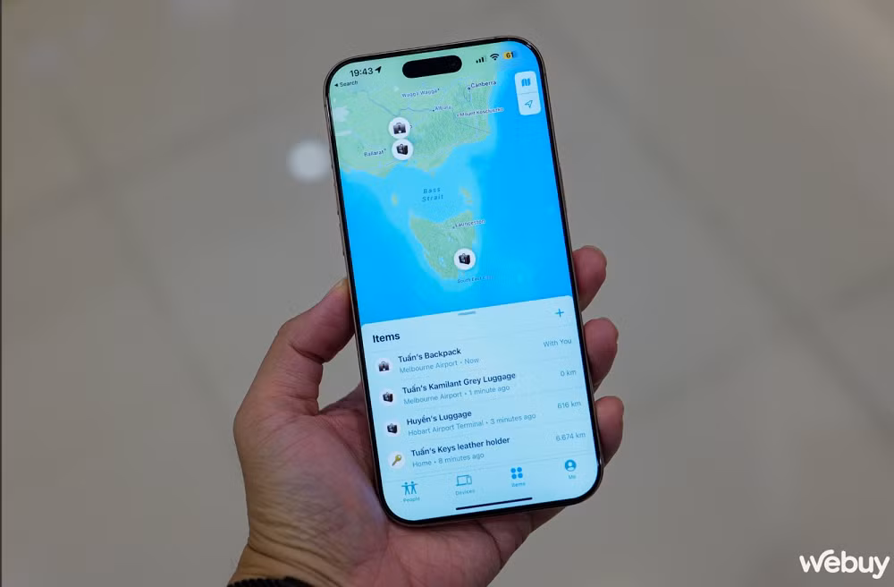 Hệ sinh thái Find My tiếp tục là “vũ khí” mạnh nhất khi tận dụng hàng trăm triệu thiết bị Apple để định vị đồ thất lạc.