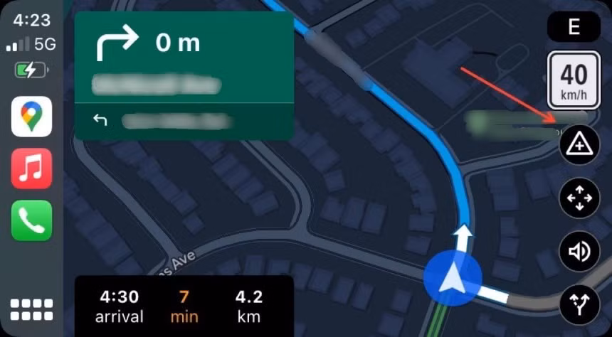 Khi tín hiệu GPS yếu, ứng dụng sẽ phải dựa nhiều vào dữ liệu mạng, khiến vị trí và hướng đi dễ bị sai lệch.