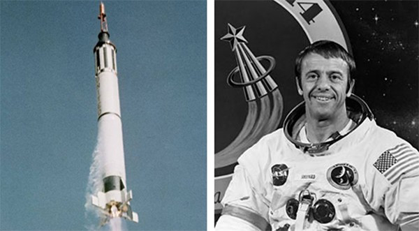 Tuy nhiên, sự cố kỹ thuật khiến Shepard phải chờ trong khoang gần 7 tiếng trước khi được phóng lên.(Ảnh: Space Coast Daily)