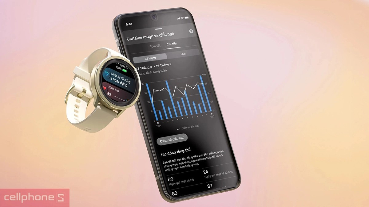 GPS đa băng tầng cùng hơn 80 môn thể thao giúp ghi lại dữ liệu tập luyện chính xác.(Ảnh: cellphones)