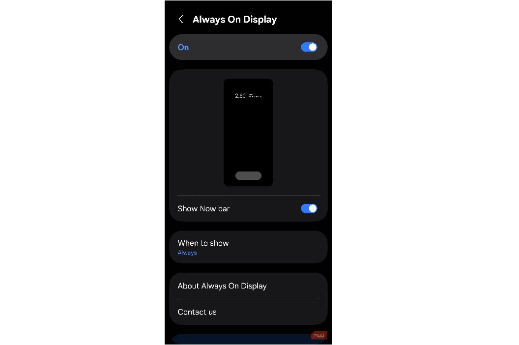 Giảm tần số quét từ 120Hz xuống 60Hz giúp pin bền hơn mà không ảnh hưởng nhiều.(Ảnh: MUO)
