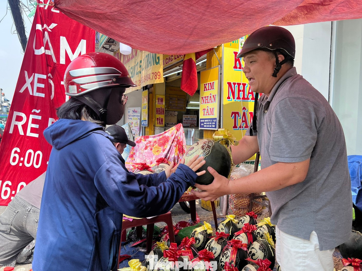 View - Hái ra tiền ngày Tết với dưa khắc chữ, dừa dát vàng phong thủy | Báo Tri thức và Cuộc sống - TIN TỨC PHỔ BIẾN KIẾN THỨC 24H