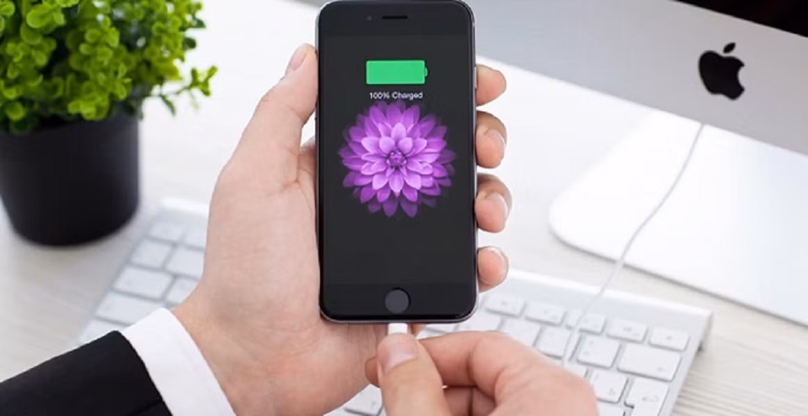 Theo anh, pin lithium-ion trong iPhone sẽ lão hóa nhanh hơn nếu bị sạc đầy liên tục.