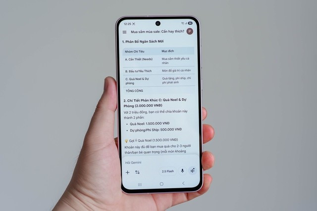 Người dùng được hỗ trợ đánh giá sản phẩm, tính toán chi phí và đưa ra lời khuyên theo ngân sách.