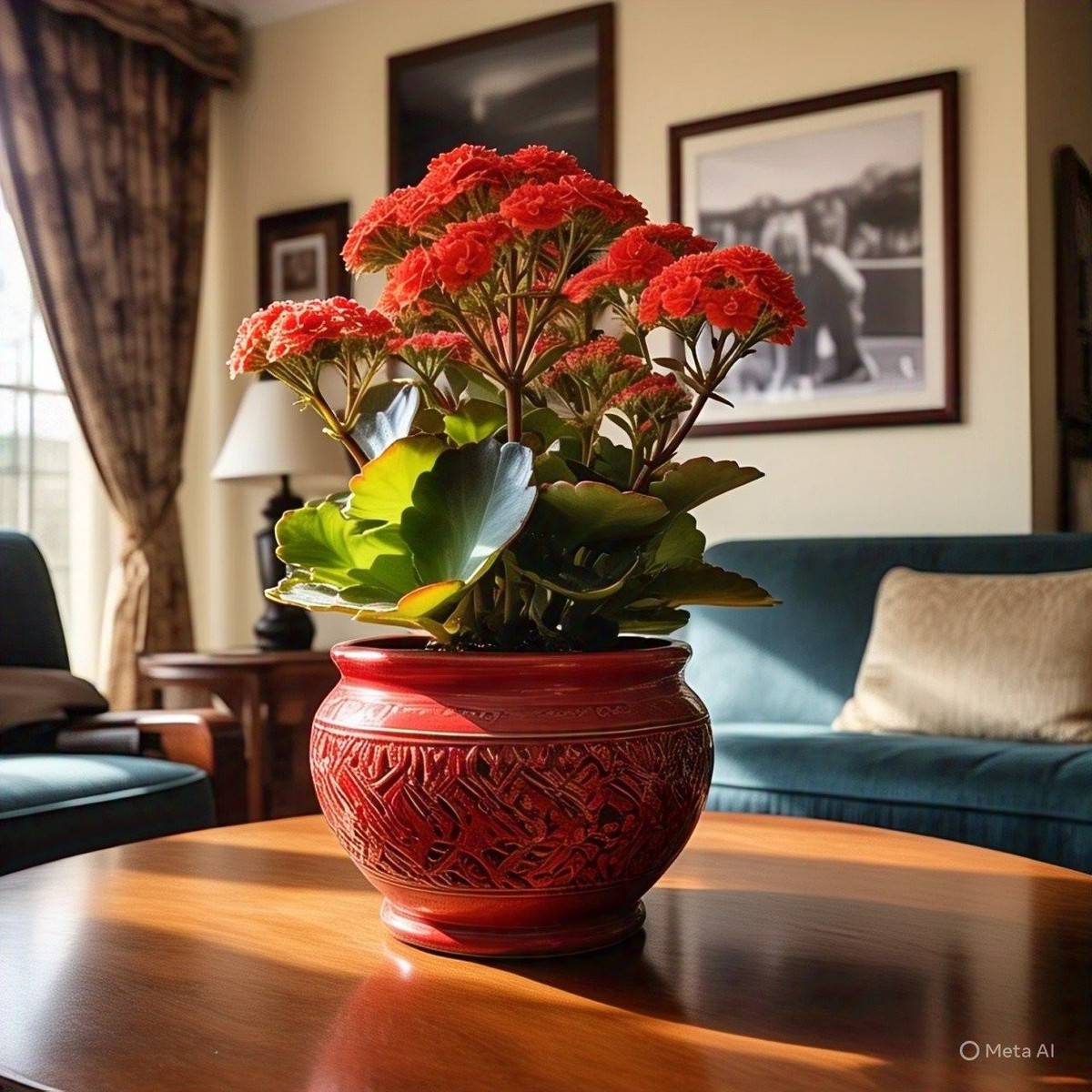 Chỉ riêng cái tên của nó đã là lời quảng cáo "kêu" nhất, tốt nhất. Với màu đỏ rực rỡ, tươi sáng, mọi người đều vui vẻ rước nó về nhà. Người xưa nhấn mạnh rằng, việc chậu cây sống đời trong nhà tượng trưng cho sức khỏe và hạnh phúc. Đối với bạn bè nó tượng trưng cho tình thân.