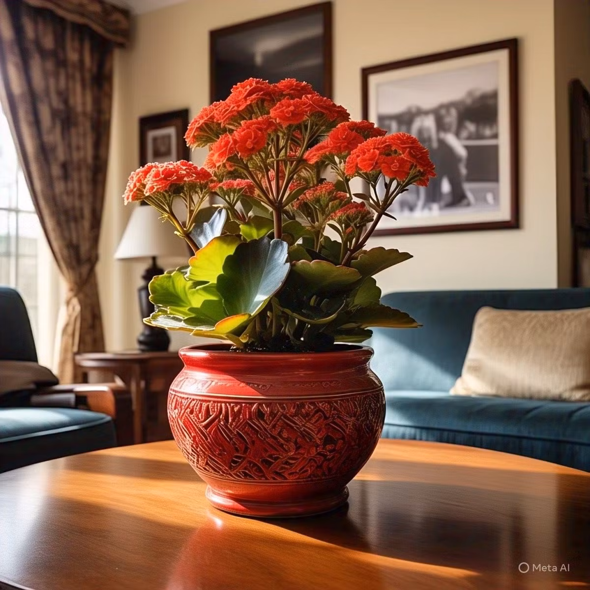 Chỉ riêng cái tên của nó đã là lời quảng cáo "kêu" nhất, tốt nhất. Với màu đỏ rực rỡ, tươi sáng, mọi người đều vui vẻ rước nó về nhà. Người xưa nhấn mạnh rằng, việc chậu cây sống đời trong nhà tượng trưng cho sức khỏe và hạnh phúc. Đối với bạn bè nó tượng trưng cho tình thân.