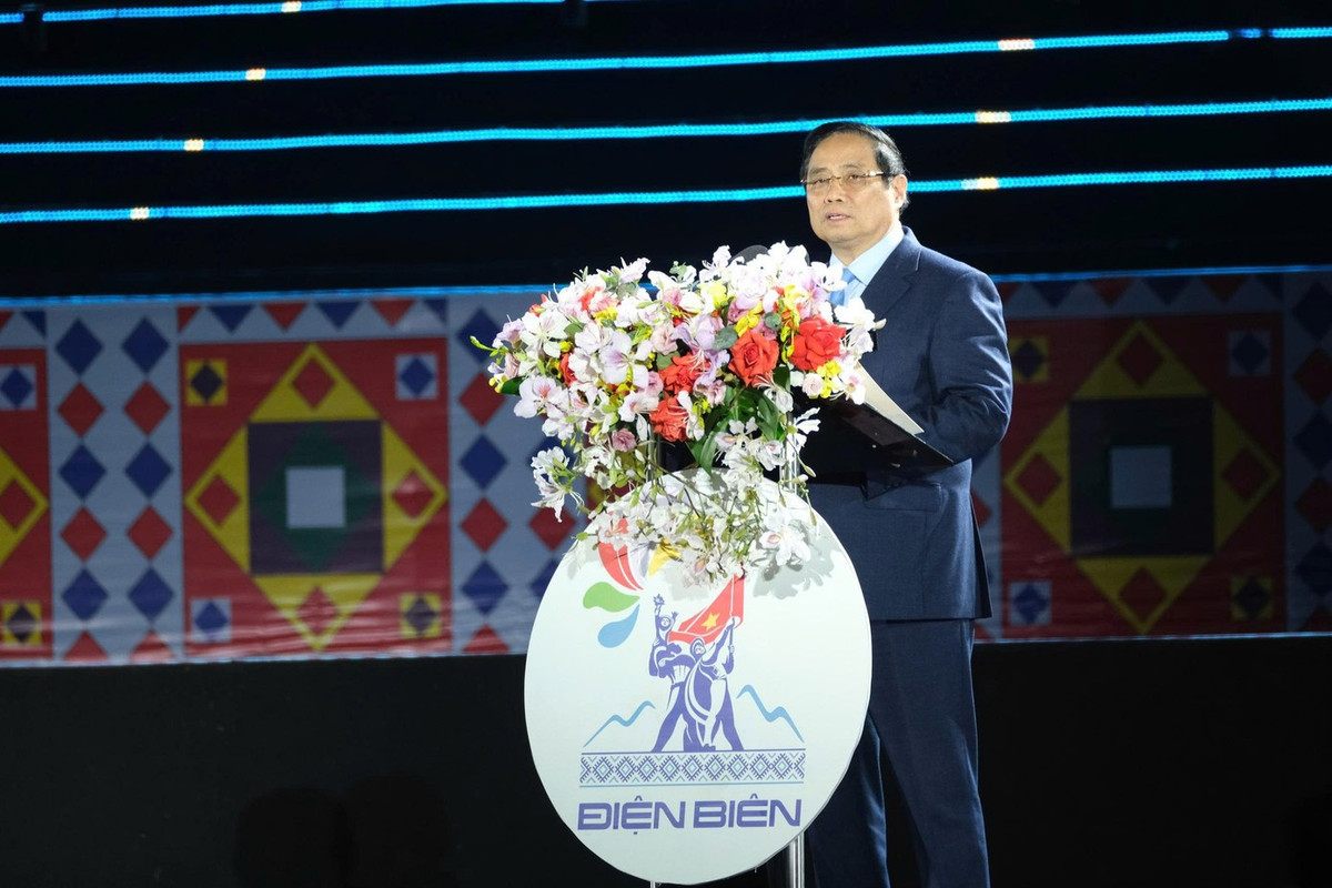 Thủ tướng Chính phủ Phạm Minh Chính phát biểu tại buổi lễ.