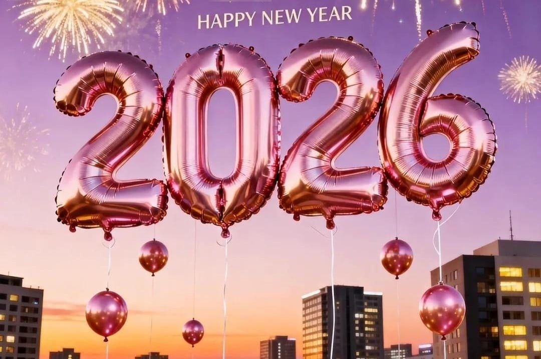 Gửi bạn lời chúc năm mới 2026: Hãy tạm biệt những tiếc nuối của năm cũ và đón nhận những hy vọng của năm mới.