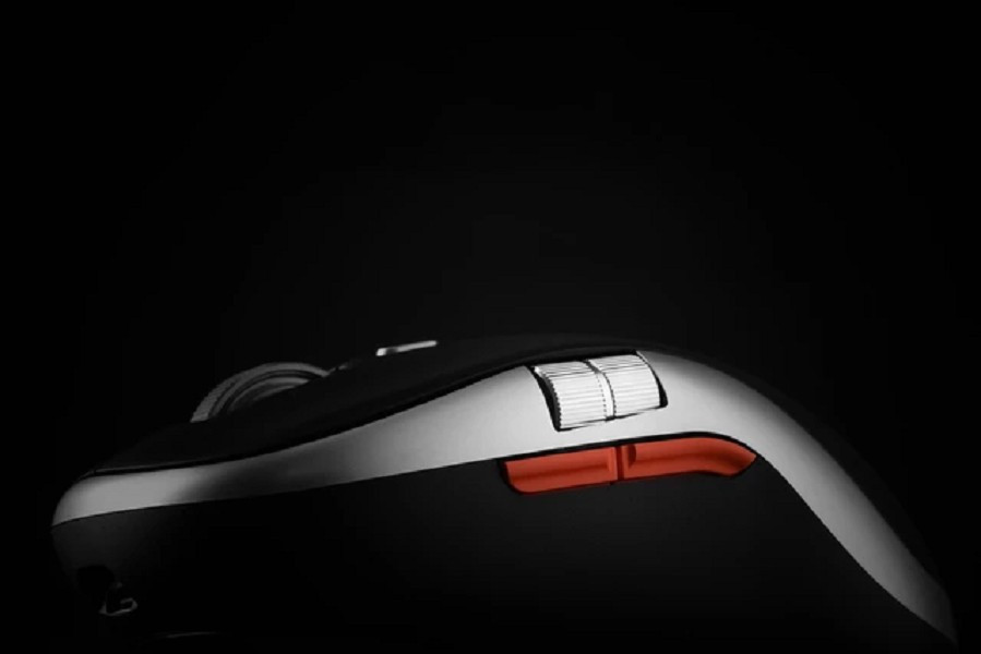 Silentium Gen 2 được bổ sung con lăn ngang riêng biệt, hỗ trợ thao tác trái - phải nhanh khi dùng Excel nhiều cột hoặc phần mềm chỉnh sửa.