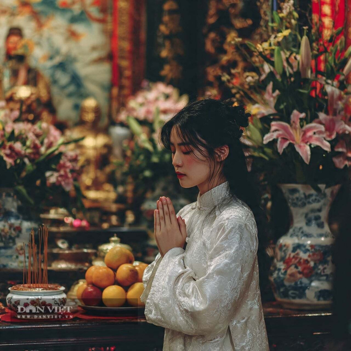 Văn khấn tỉa chân nhang ban thờ Thần Tài