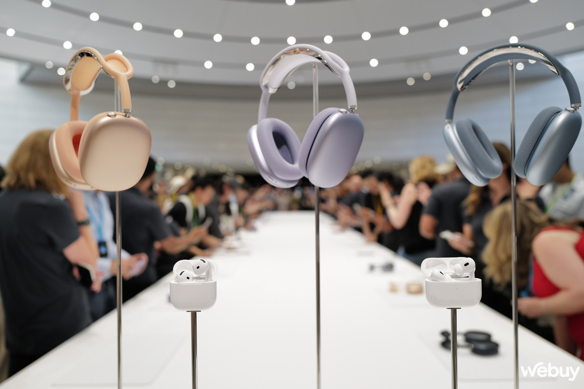 Dù giá cao và trọng lượng nặng, AirPods Max vẫn được ưa chuộng nhờ kết nối mượt và chất âm dễ nghe. (Ảnh: Webuy)s