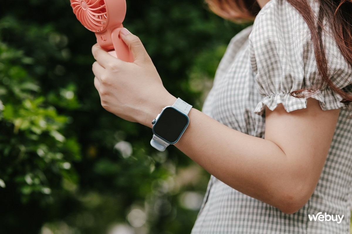 1. Huawei Watch Fit 4 Pro có khả năng chống nước 5ATM, hỗ trợ định vị GPS độc lập và nghe gọi qua eSIM. (Ảnh: Webuy)