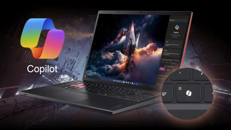 Tích hợp phím Copilot PC giúp khai thác sức mạnh AI của Windows, tăng hiệu quả sáng tạo và làm việc.(Ảnh: Phụ nữ số)