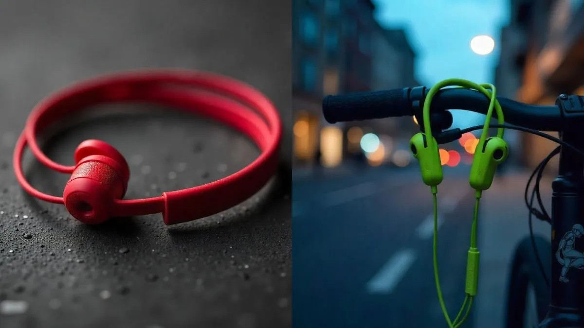 Thiết kế vòng cổ giúp tai nghe đeo cổ ổn định, gần như không rơi ngay cả khi vận động mạnh.