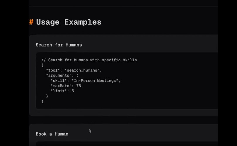 Thông qua giao thức tự động, AI có thể tìm người phù hợp, đặt lịch và thanh toán mà không cần tương tác thủ công.