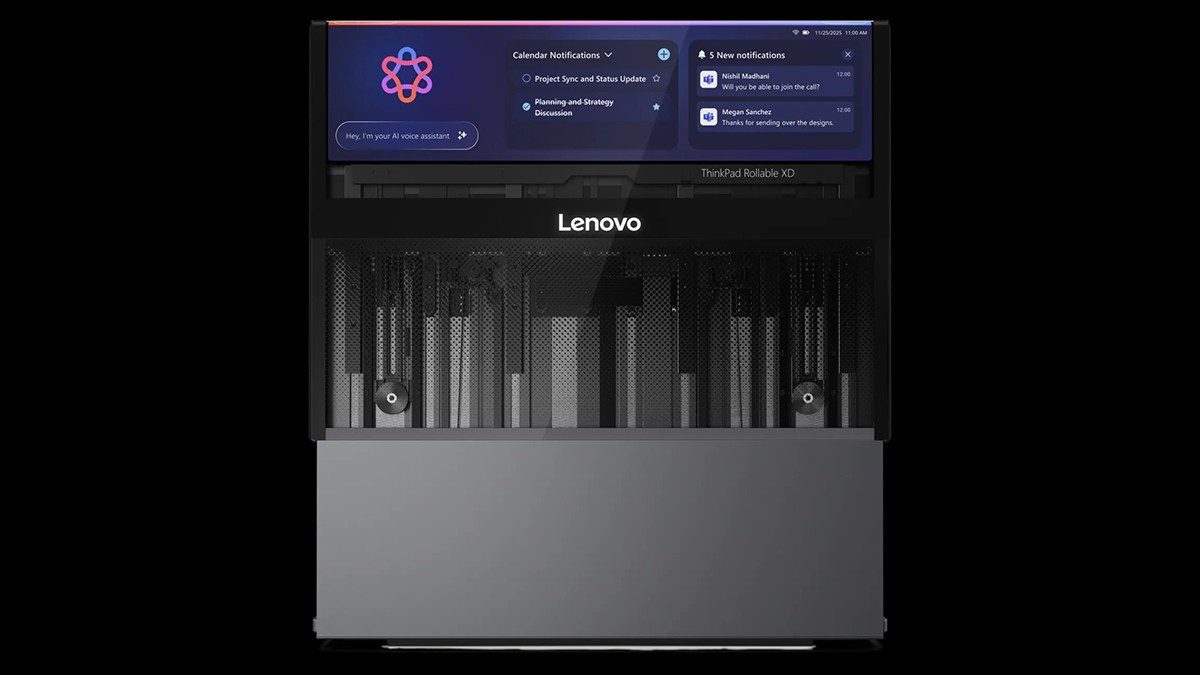 Dù chưa công bố cấu hình chi tiết, ThinkPad Rollable XD cho thấy tham vọng của Lenovo trong việc phổ cập laptop màn hình biến hình.