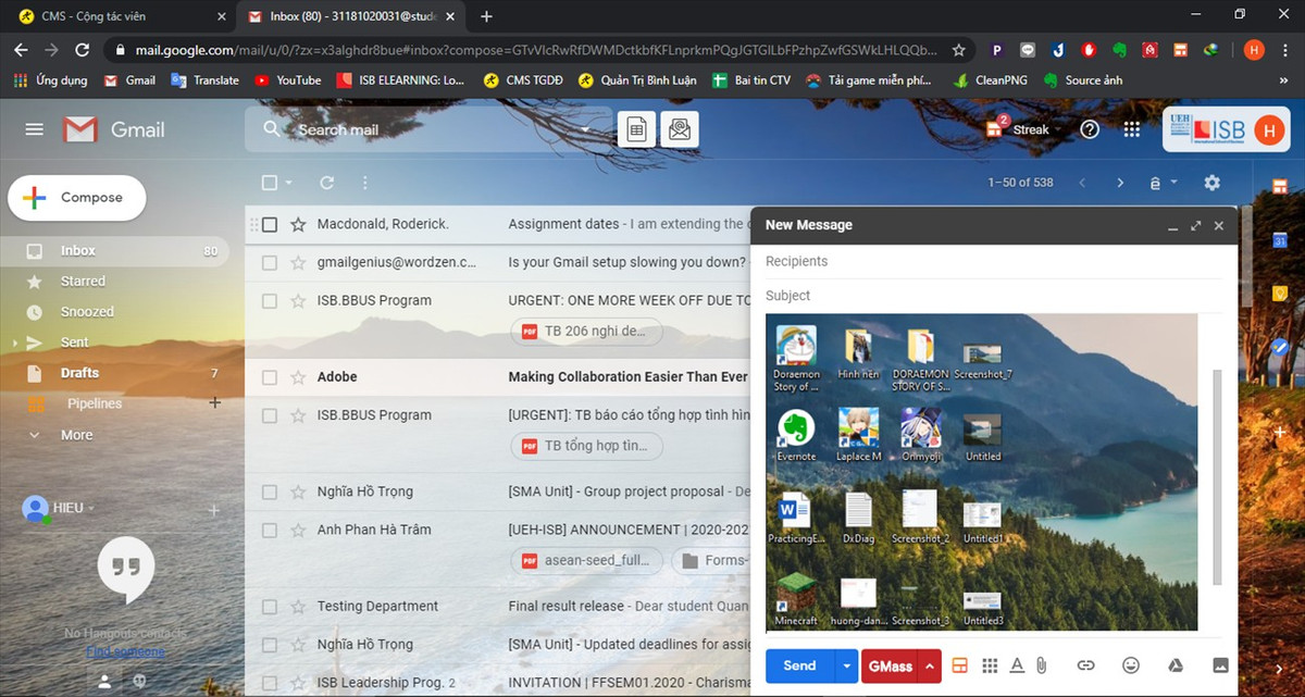 Ảnh chụp màn hình chứa email, OTP hay dữ liệu tài chính cần được xóa định kỳ.