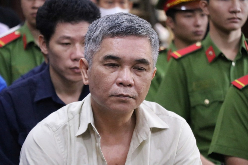 Bị cáo Nguyễn Xuân Hải tại tòa. Ảnh: SONG MAI