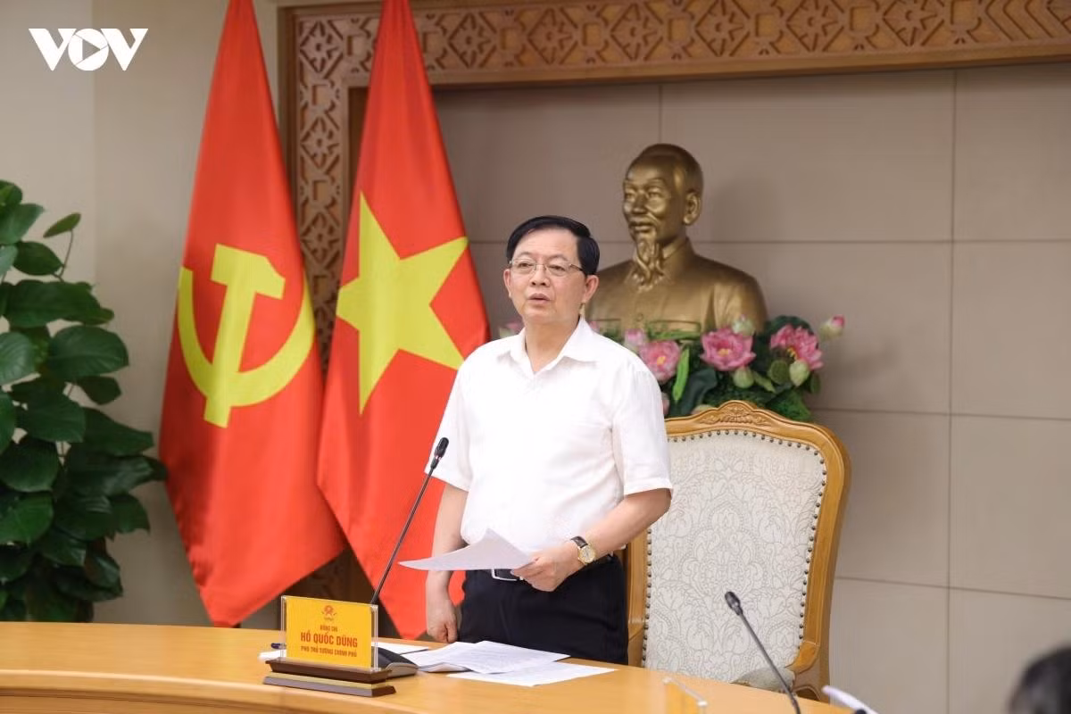 Phó Thủ tướng Hồ Quốc Dũng phát biểu chỉ đạo