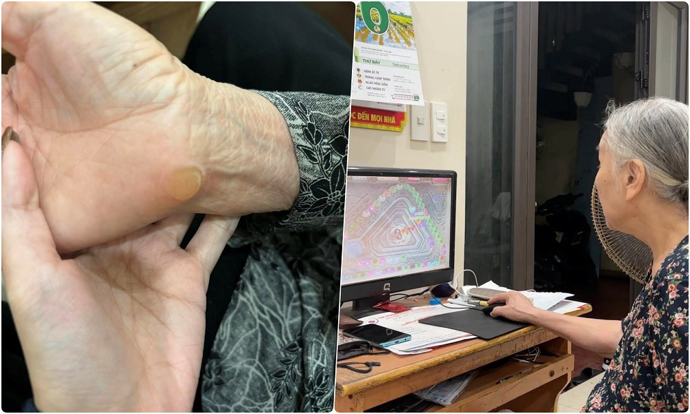 Đôi tay đã quen căn chỉnh từng viên bi, phản xạ nhanh nhạy khiến nhiều game thủ trẻ cũng phải nể phục.