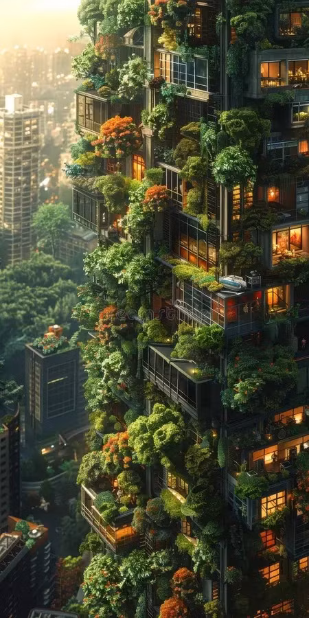 Dù chỉ là viễn tưởng, ý tưởng này cảnh báo chúng ta về tương lai đô thị hóa quá tải và bài toán sống chung trên hành tinh hữu hạn.(Ảnh: Dreamstime)